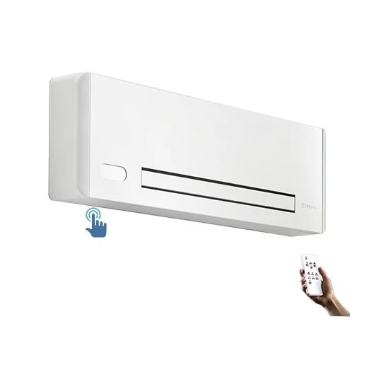 Ventilconvettore Fan Coil Innova Filomuro a Parete Slim SW800 2,62 Kw Telecomando e Gruppo Valvole Inclusi Attacchi a DX