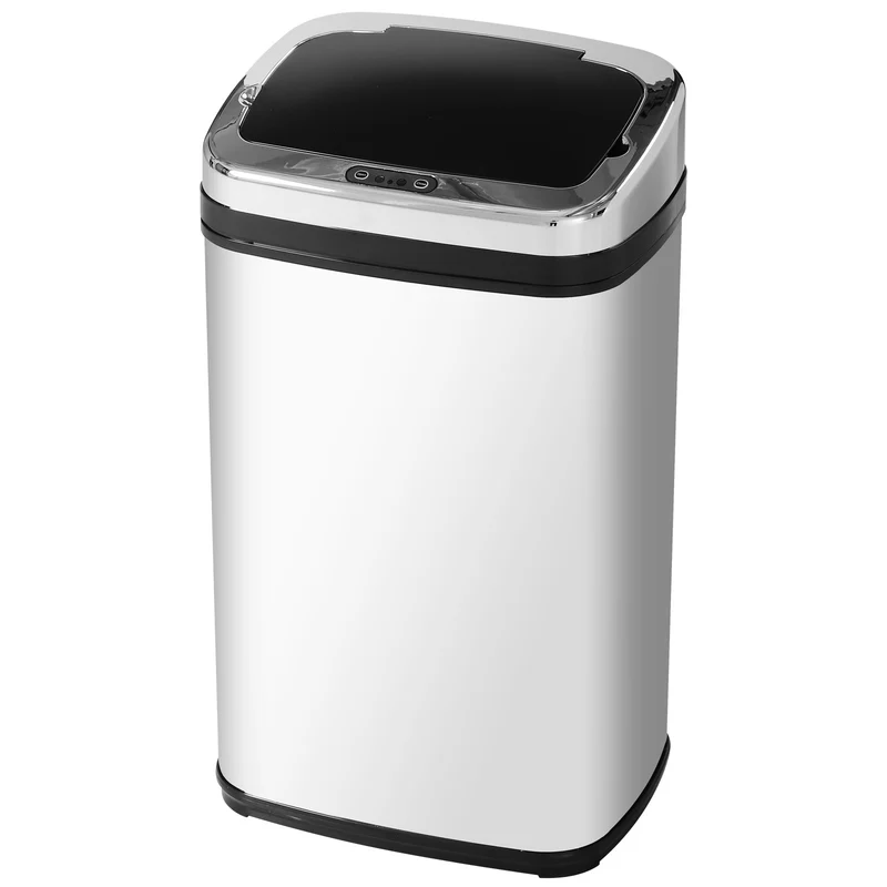 Easycomfort Elegante Bidone pattumiera In acciaio inox con sensore elettronico di apertura 30L