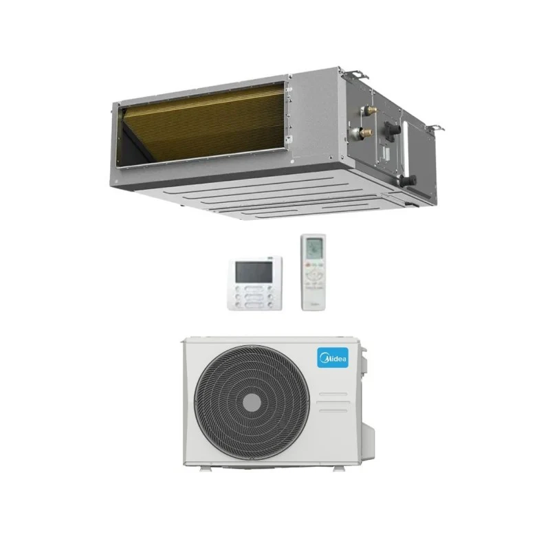 Condizionatore Climatizzatore Midea Canalizzato Serie A7 Inverter R32 36000 BTU MTJ-36HWFNX(GA) Trifase Wi-Fi Integrato