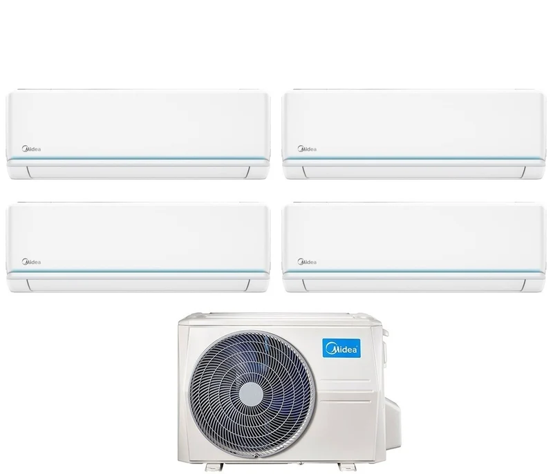 Condizionatore Climatizzatore Midea Quadri Split Evolution R-32 12000+12000+12000+12000 BTU Con M4O-36FN8-Q Wi-Fi Integrato