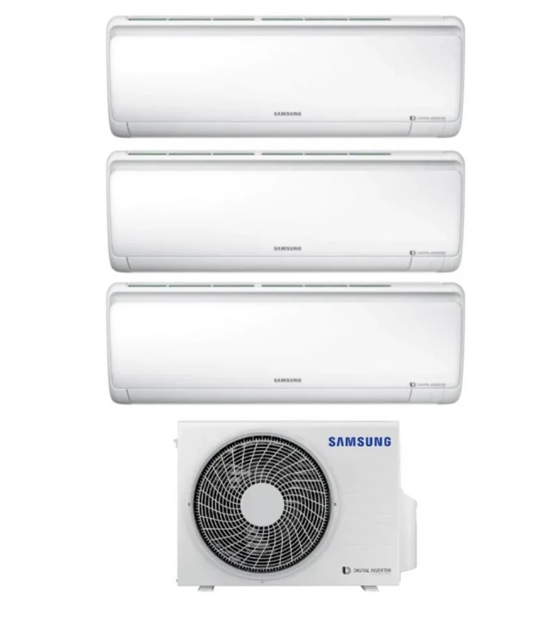 Condizionatore Climatizzatore trial Samsung 9+9+12 Maldives Quantum R-32 9000+9000+12000 BTU con AJ068RCJ3EG/EU