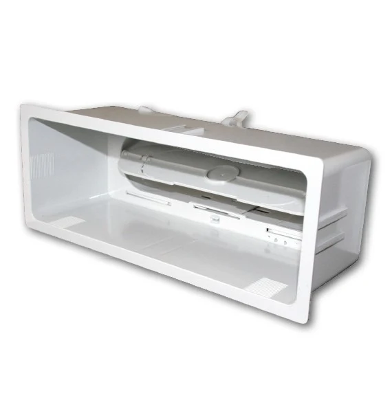 Plenum in ABS Tecnoelettra Attacco Laterale 400x200 Diametro 200 a 250 PA-400x200