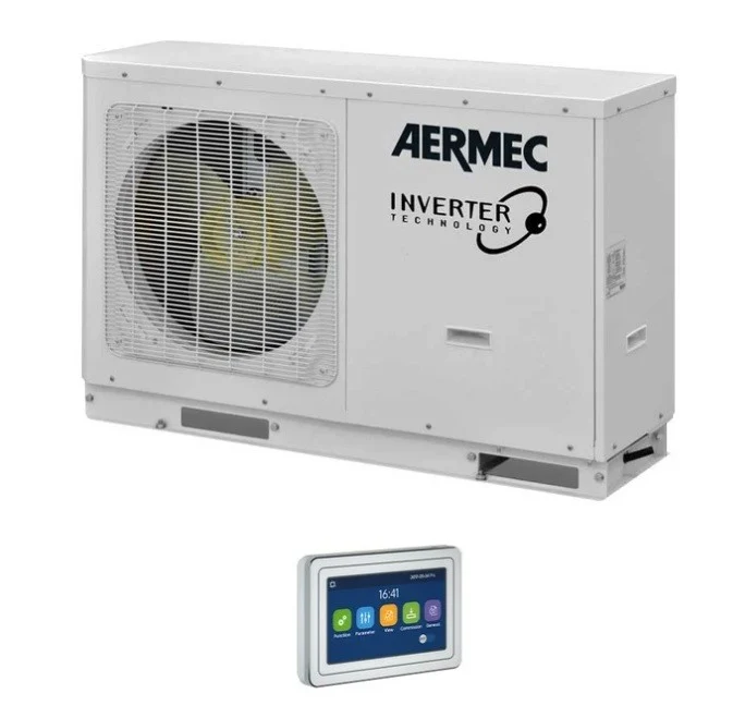 Pompa di Calore Chiller Aermec R-32 Inverter Modello HMI040 3 Kw Con Avviamento e Comando Incluso