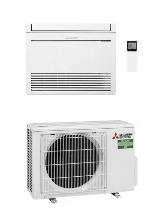 Condizionatore Climatizzatore Mitsubishi Electric Monosplit a Pavimento R32 MFZ-KT50VG 18000 BTU Wi-Fi Optional