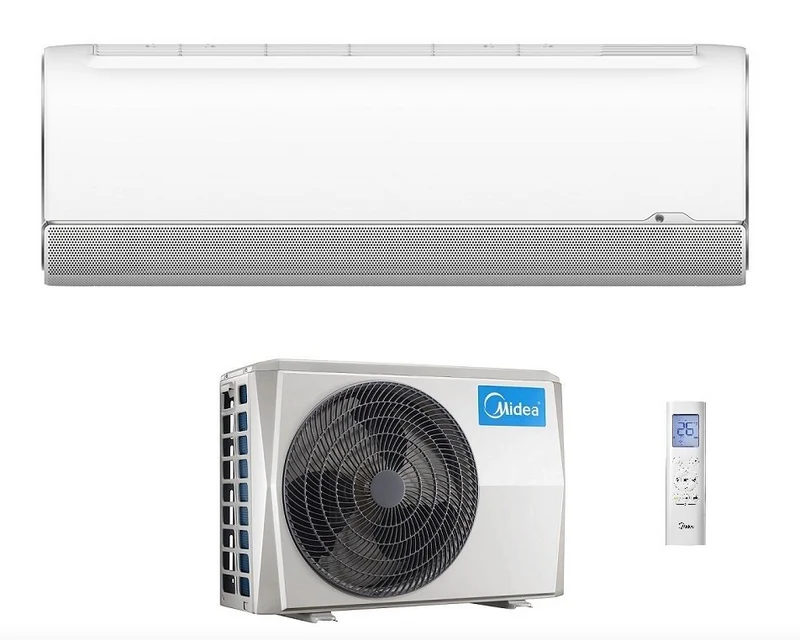 Condizionatore Climatizzatore Midea Monosplit Inverter Breezeless+ R32 Wi-Fi 9000 BTU MSFAAU-09HRFN8B Wi-Fi Integrato