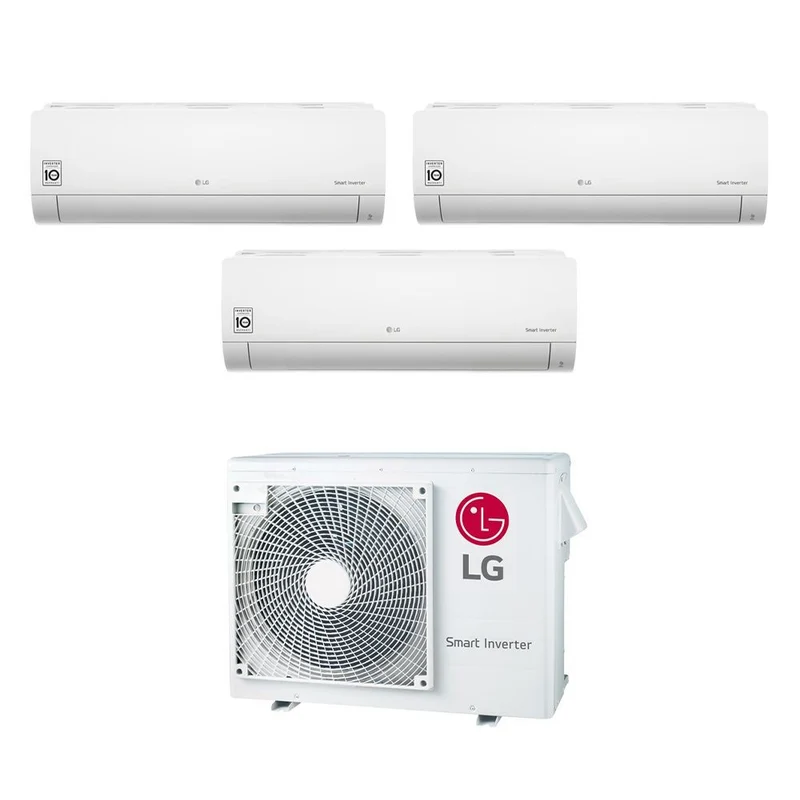 Condizionatore Climatizzatore LG Trial Split Inverter R-32 Libero Smart 7000+7000+7000 BTU Con MU3R19 U23 A+++ Wifi integrato 7+7+7