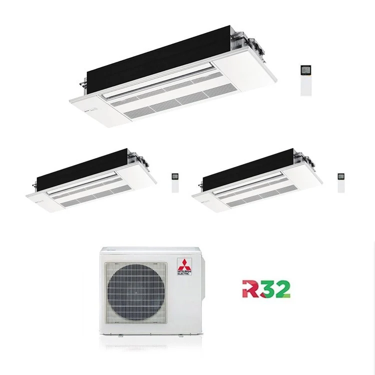 Condizionatore Climatizzatore Mitsubishi Electric Trial Split Cassetta 1 Via MLZ-KP 9000+12000+12000 Con MXZ-3F68VF4