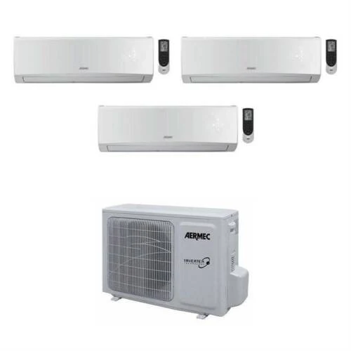 Condizionatore Climatizzatore Aermec Trial Split Inverter R-32 Modello SLG 9000+9000+9000 Con MLG630 Wi-Fi Optional