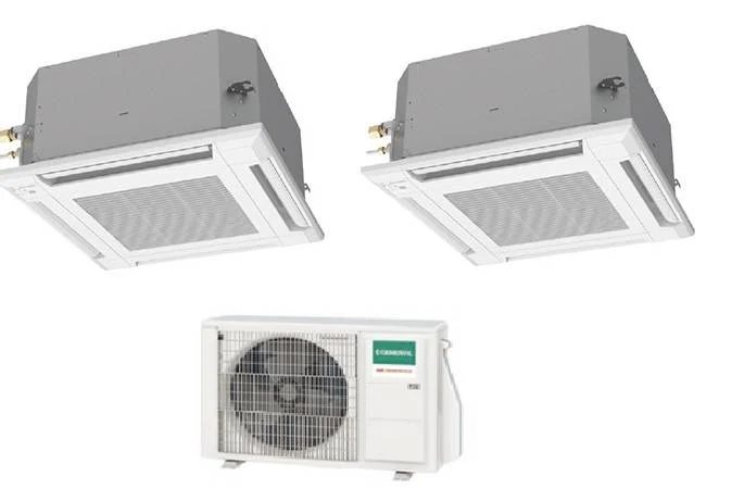Condizionatore Climatizzatore General Fujitsu Multisplit R-32 a Cassetta 12000+12000 Con AOHG14KBTA2