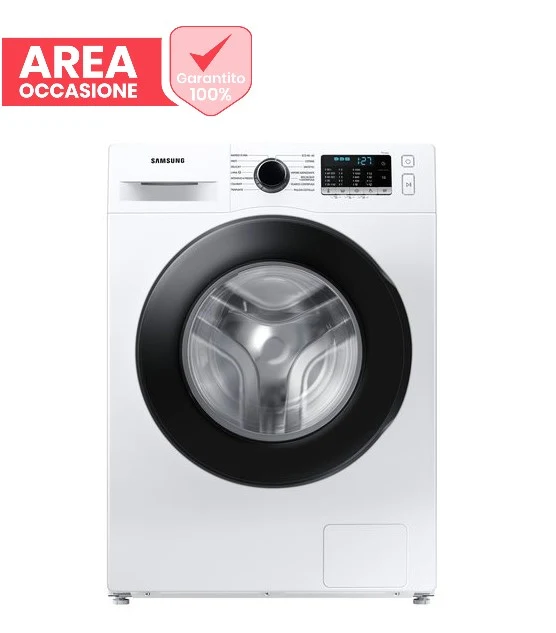 AREA OCCASIONI Lavatrice A Carico Frontale Samsung 8 Kg WW80AGAS21AEET Crystal Clean Slim Classe E 1200 Giri (A85xL60xP45) Vapore igienizzante Ecobubble