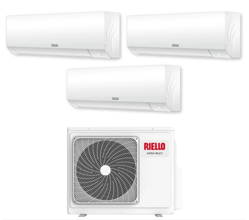 Condizionatore Climatizzatore Riello Trial Split Aaria Plus I R-32 7000+7000+7000 Btu Con U.Esterna 355 PI Wi-Fi Integrato
