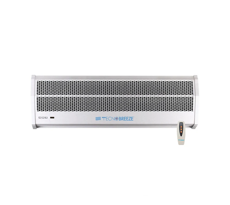 Barriera D'Aria Con Resistenza Tecnogas Tecnobreeze Hot Wind 150 CM Con Telecomando