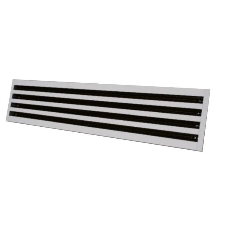 Diffusori Lineari a 4 Feritoie in Alluminio Anodizzato o Bianco RAL9010 DLF10