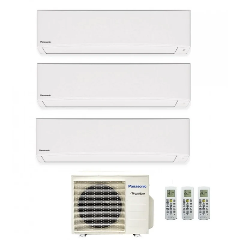 Climatizzatore Condizionatore Trial Split Panasonic Serie TZ Inverter Standard R-32 9000+9000+9000 Con CU-3TZ52TBE