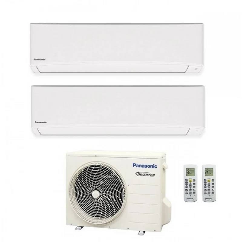 Climatizzatore Condizionatore Dual Split Panasonic Serie TZ Inverter Standard R-32 9000+9000 Con CU-2TZ41TBE
