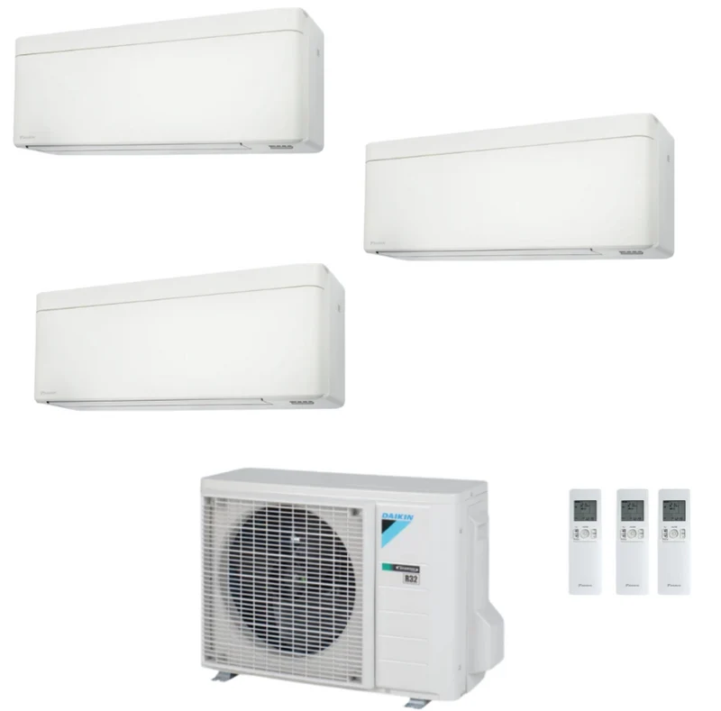 Condizionatore Climatizzatore Daikin Bluevolution Trial Split Inverter Stylish White R-32 WI-FI 9+12+12 Con 3MXM68A