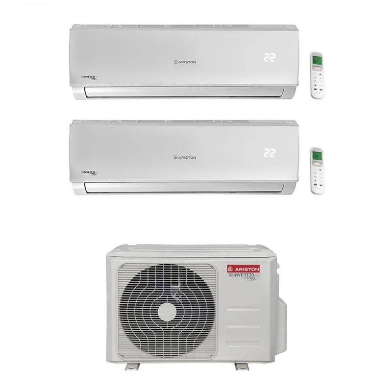 Condizionatore Climatizzatore Ariston Alys Dual Split Inverter R-32 9000+9000 BTU Con DUALC50 XD0-O Wi-Fi Optional