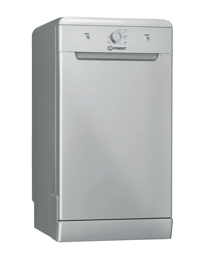 Lavastoviglie A Libera Installazione Indesit DSFE 1B10 S 10 Coperti Classe F (A85xL45xP59) Argento Partenza ritardata Programma intensivo