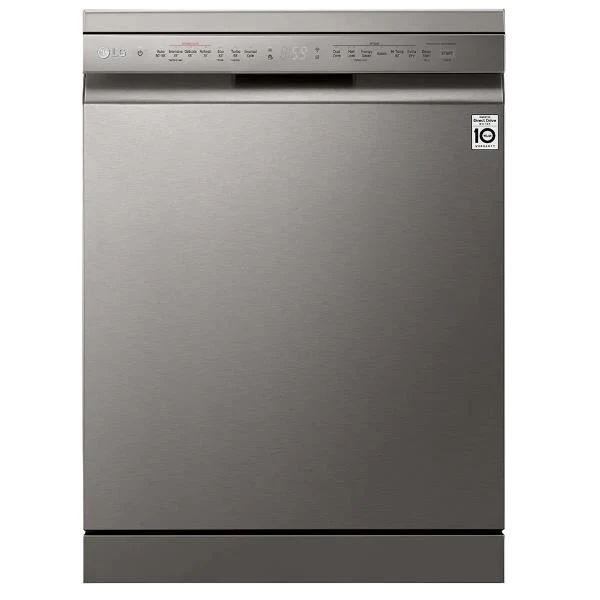 Lavastoviglie A Libera Installazione LG DF222FPS 14 Coperti Classe energetica E (A85xL60xP60) QuadWash TrueSteam Wi-Fi con SmartThinQ Grigio