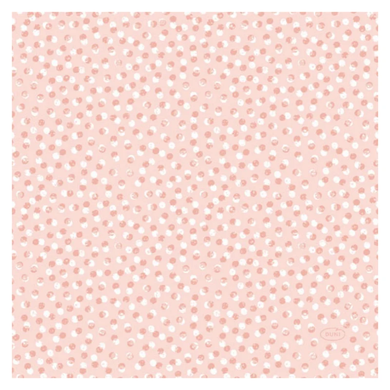 Tovagliolo cellulosa Bio 33 x 33 cm Rosa a Pois 3 veli