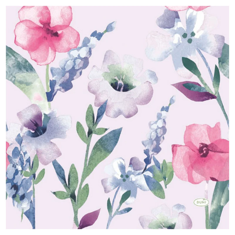 Tovagliolo cellulosa Bio 33 x 33 cm Tutti fiori 3 veli