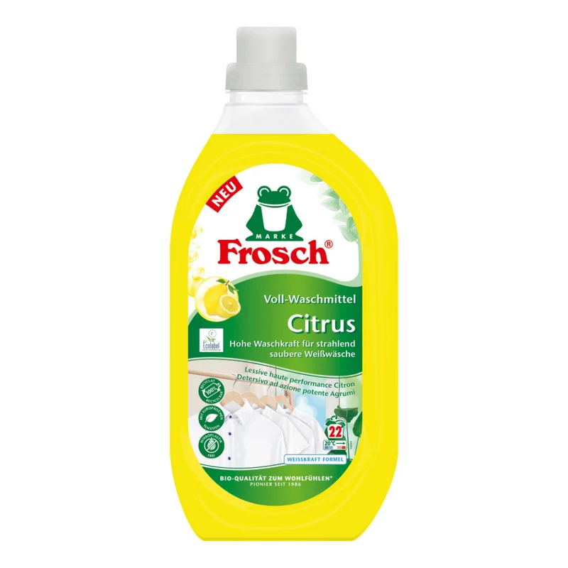 Frosch Detersivo Liquido Bucato Citrus capi bianchi flacone