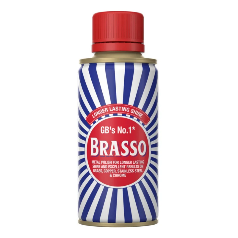Brasso Liquido 175ml – Lucidante Professionale per Ottone, Rame e Bronzo