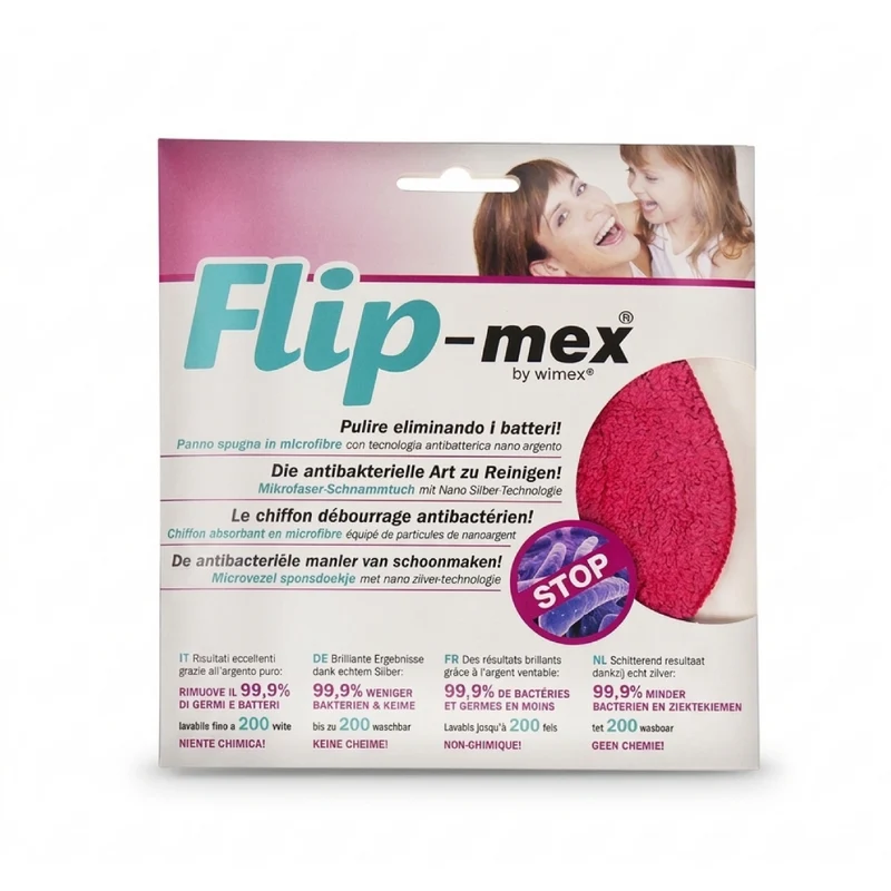 Panno spugna Flip-mex - Microfibra Antibatterica 16x16 cm