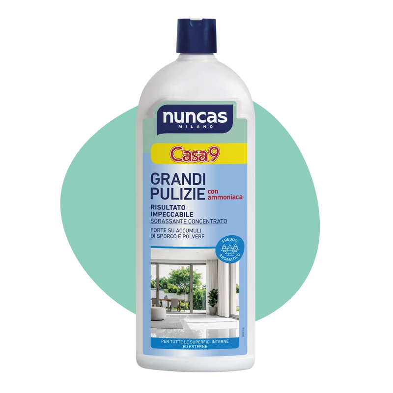 Casa9 Grandi Pulizie con Ammoniaca - 1000 ml