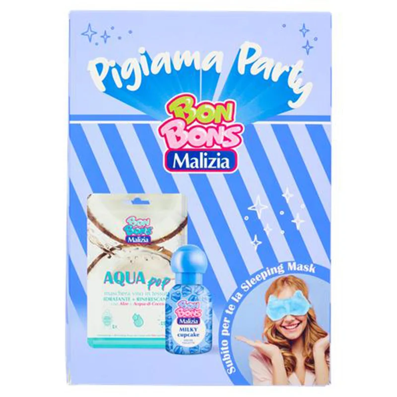 Malizia Bon Bons Pigiama Party Milky Cofanetto Profumo e Maschera Viso