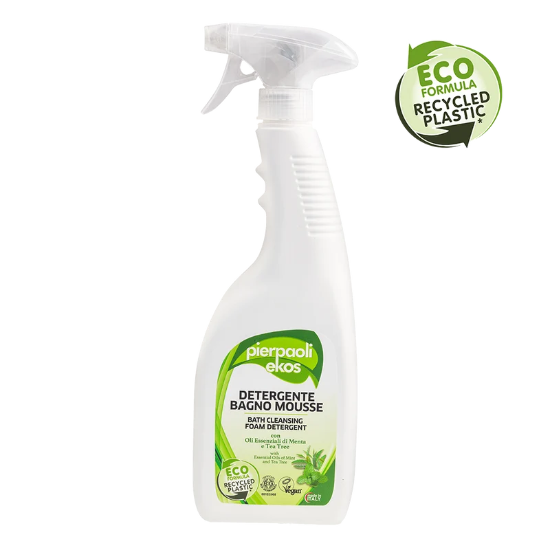 PIERPAOLI EKOS Detergente Bagno Mousse - Spray Mousse - 750 ml