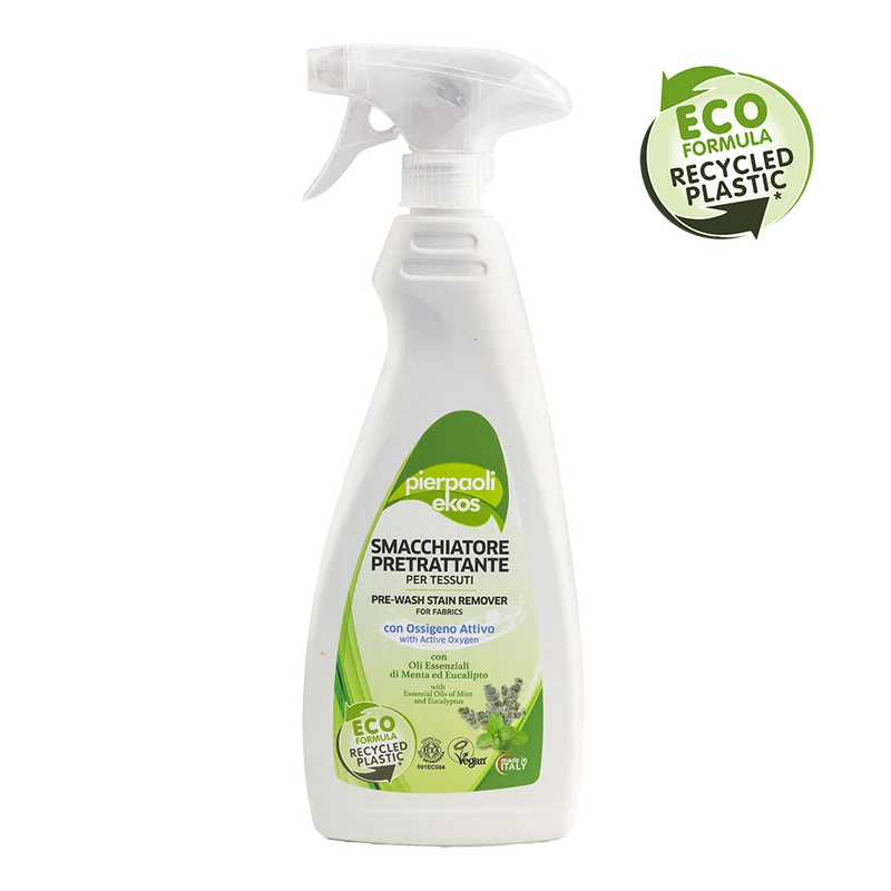 PIERPAOLI EKOS Smacchiatore pretrattante per Tessuti - Spray Mousse - 500 ml