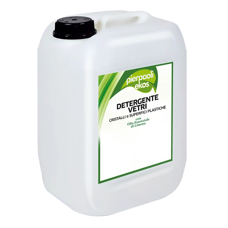 PIERPAOLI EKOS Detergente VETRI - LIMONE - eco - TANICA 10 KG