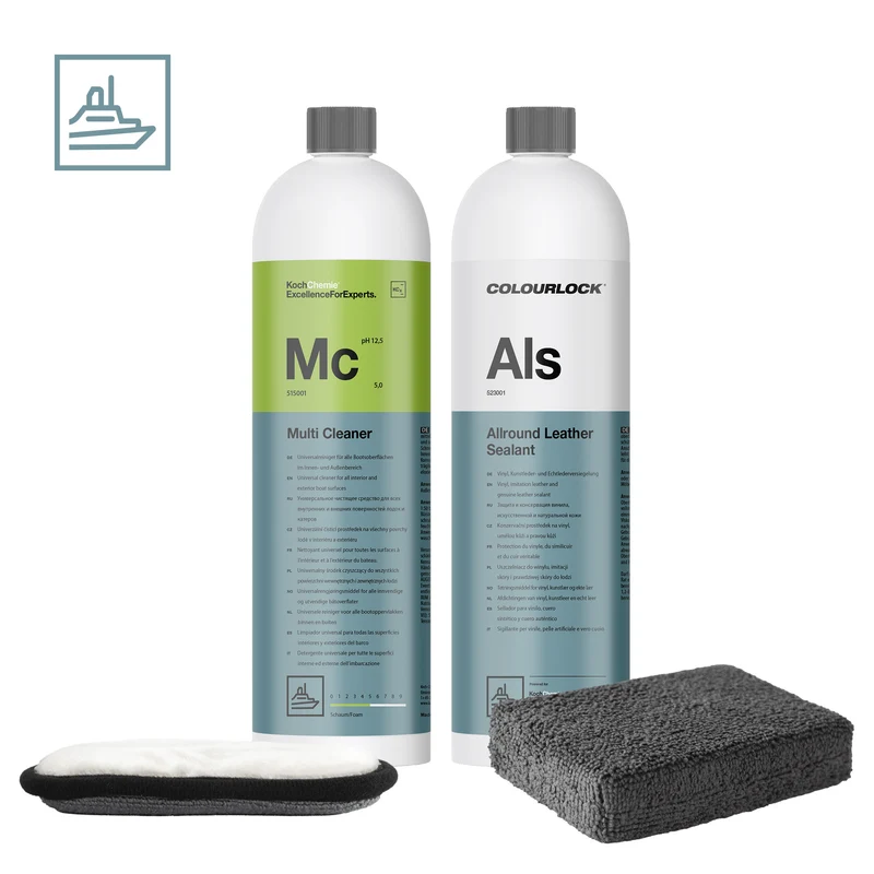 Koch-Chemie Kit Pulizia e Protezione Pelle e Skai