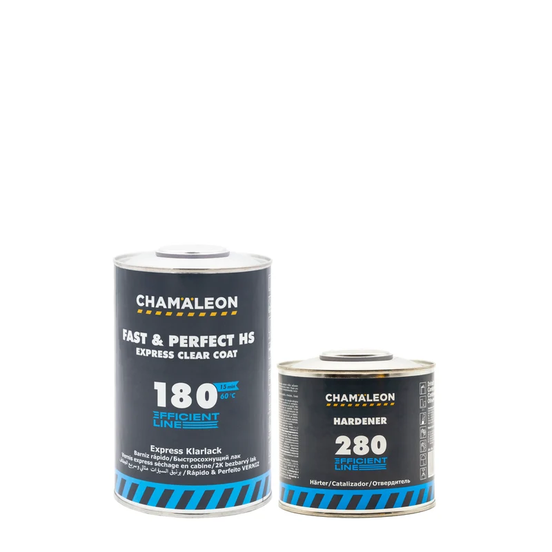 Chamaleon HS 2K Fast & Perfect Express Clear Coat 180 con catalizzatore