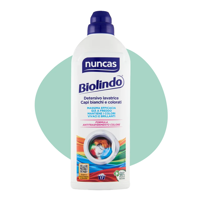 Biolindo Detersivo Lavatrice Capi Bianchi e Colorati - 1000ml