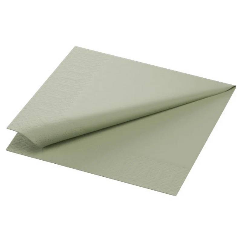 Tovagliolo cellulosa Bio 33 x 33 cm Verde pistacchio 3 veli