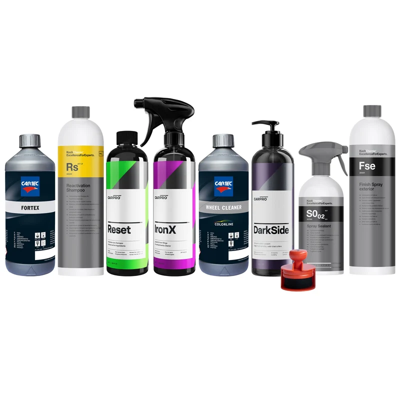 CARISMATIX Kit Lavaggio, Decontaminazione e Protezione Esterni Auto Pro