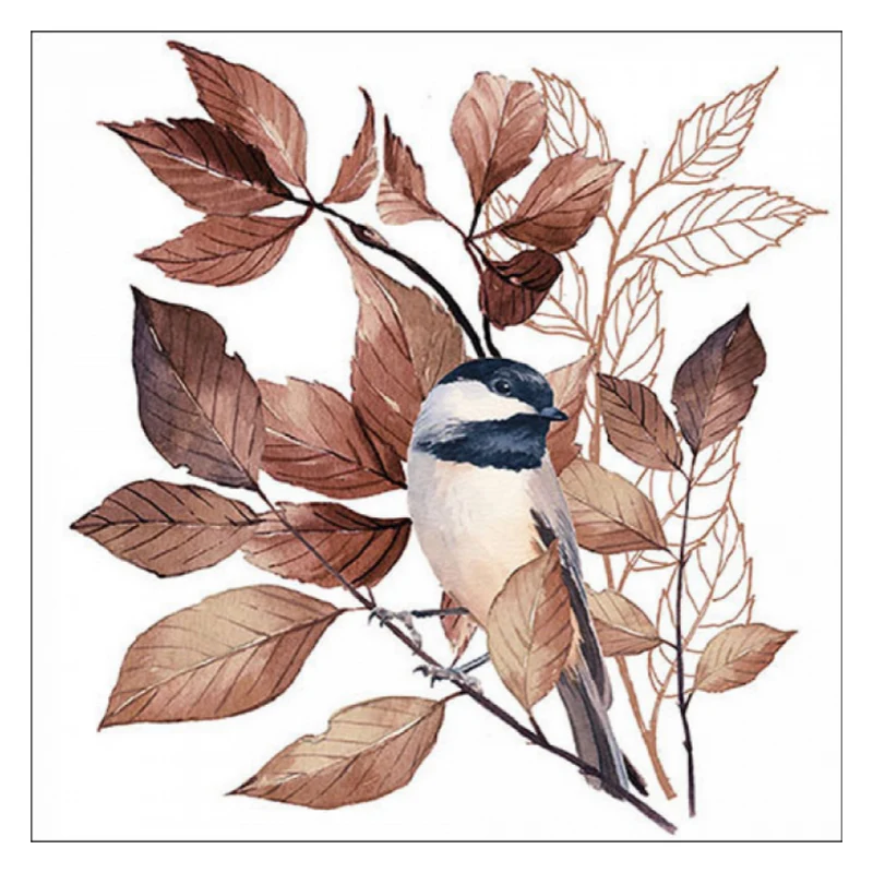 Tovagliolo fantasia 33 x 33 cm Cinciallegra