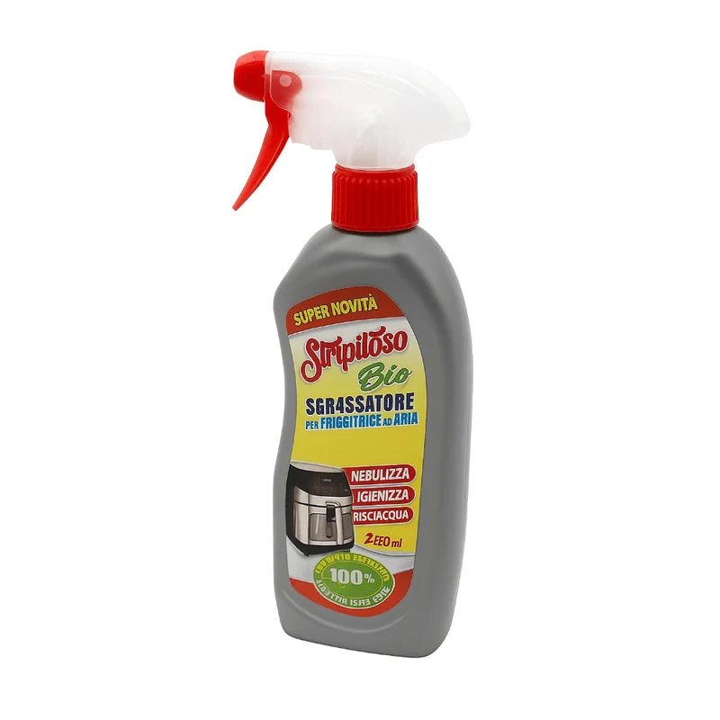 Strepitoso Bio Sgrassatore per Friggitrice ad Aria 250ml Detergente Igienizzante