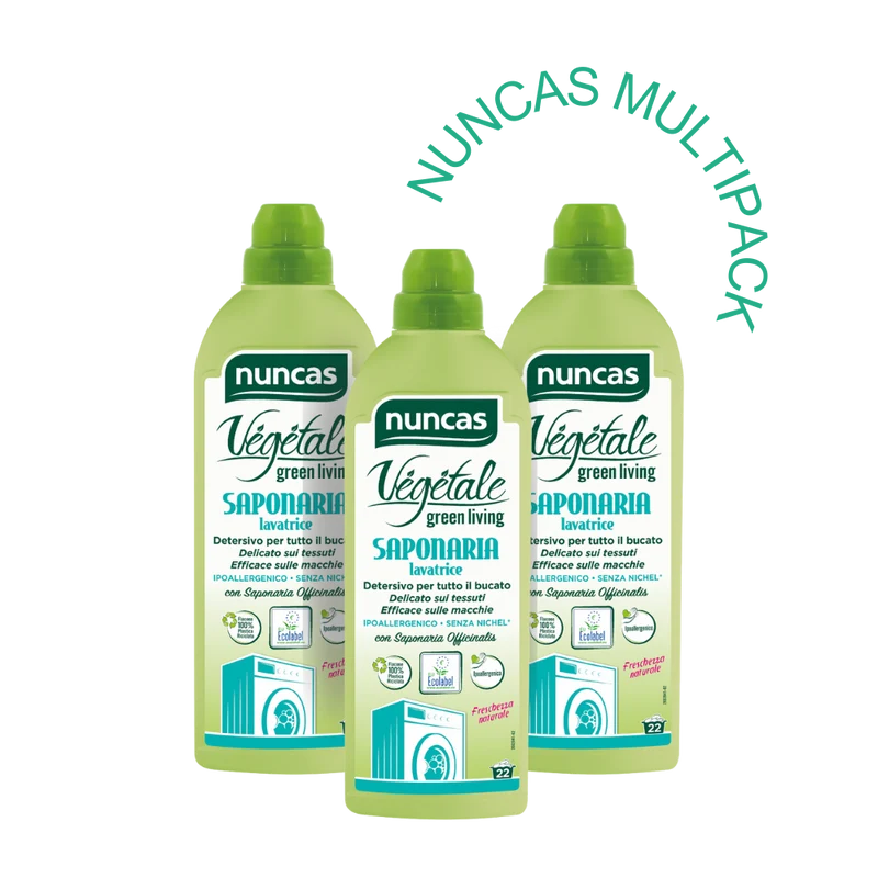 Vegetale Saponaria Detersivo Lavatrice - 1000ml - Multipack