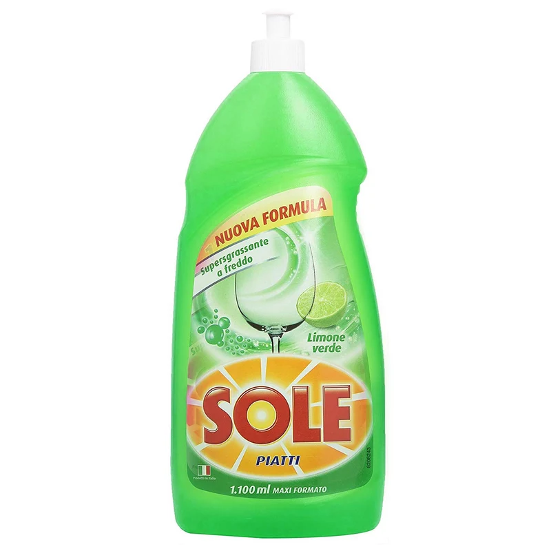Sole Detersivo Piatti 1100ml - Limone Verde