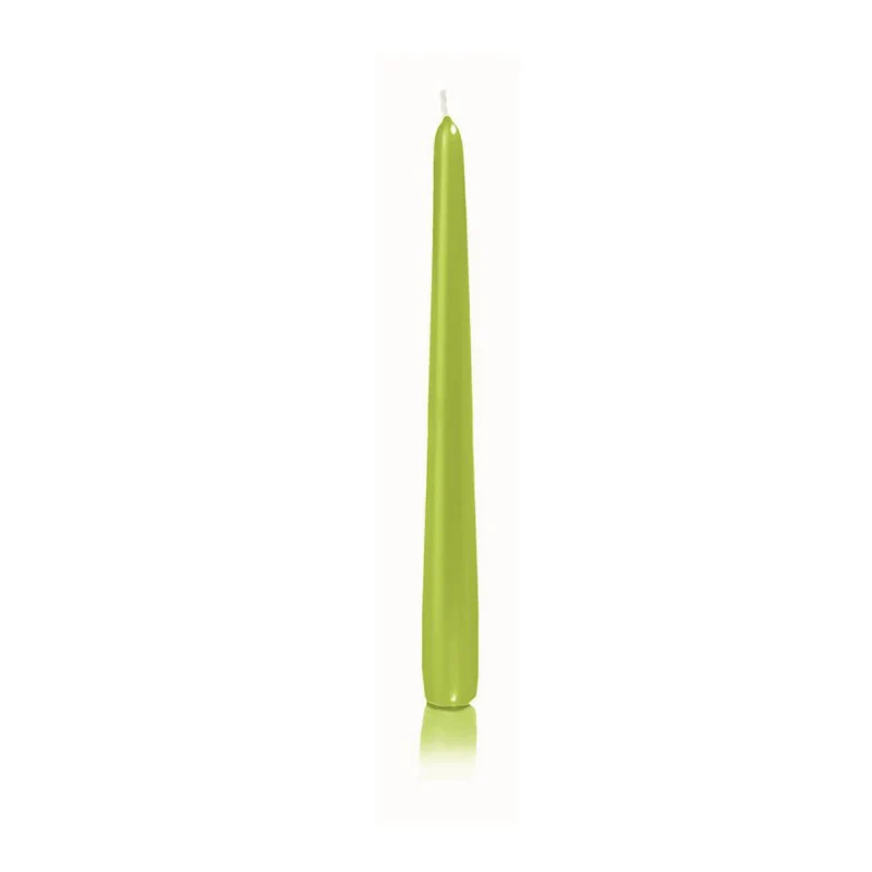 Candela conica verde mela 240/24 mm