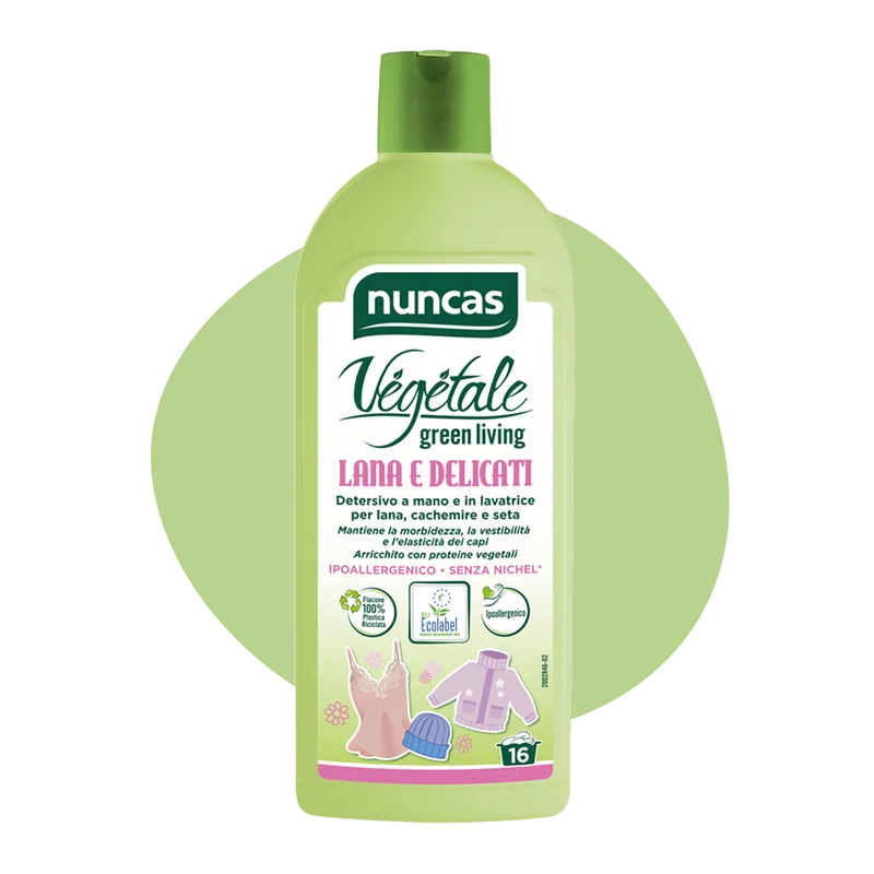 Vegetale Detersivo a Mano e in Lavatrice Lana e Delicati - 500ml