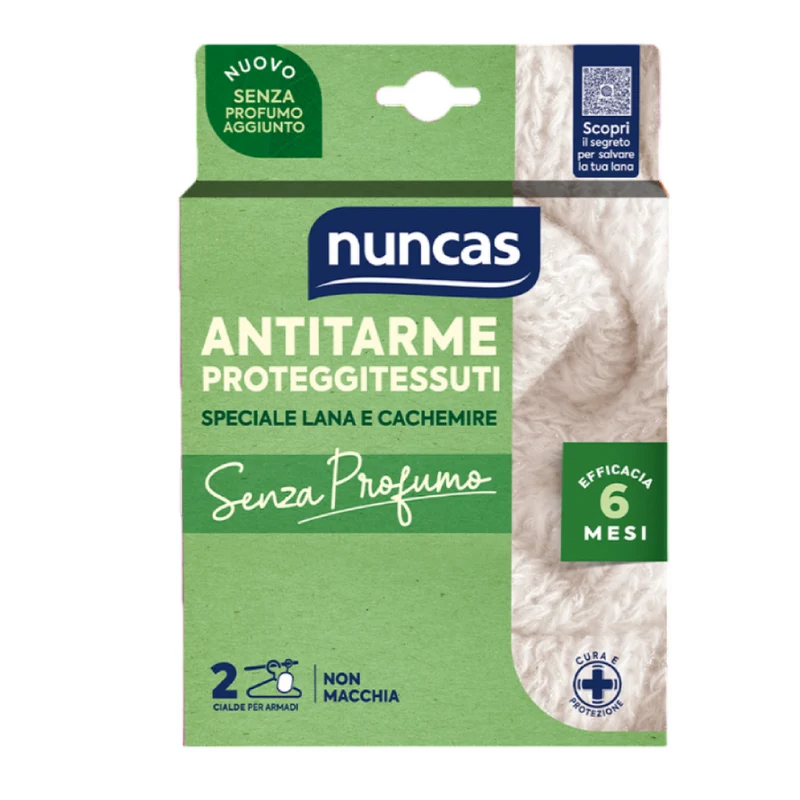 Antitarme proteggitessuti Cialde Senza Profumo - 2 pezzi