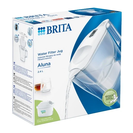 Caraffa Filtrante BRITA Aluna 2.4L con Filtro MAXTRA PRO