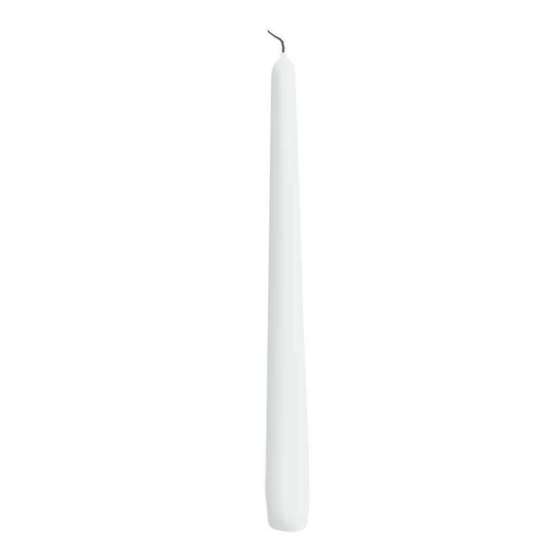 Candela conica bianco 240/24 mm
