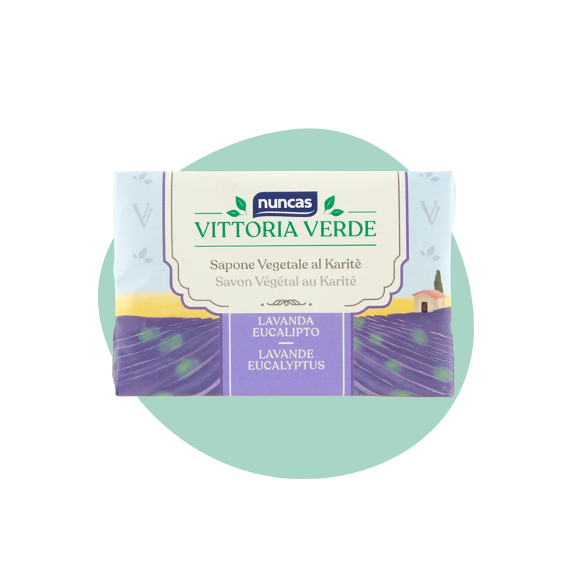 Vittoria Verde Saponi Cremosi Lavanda e Eucalipto - 125g