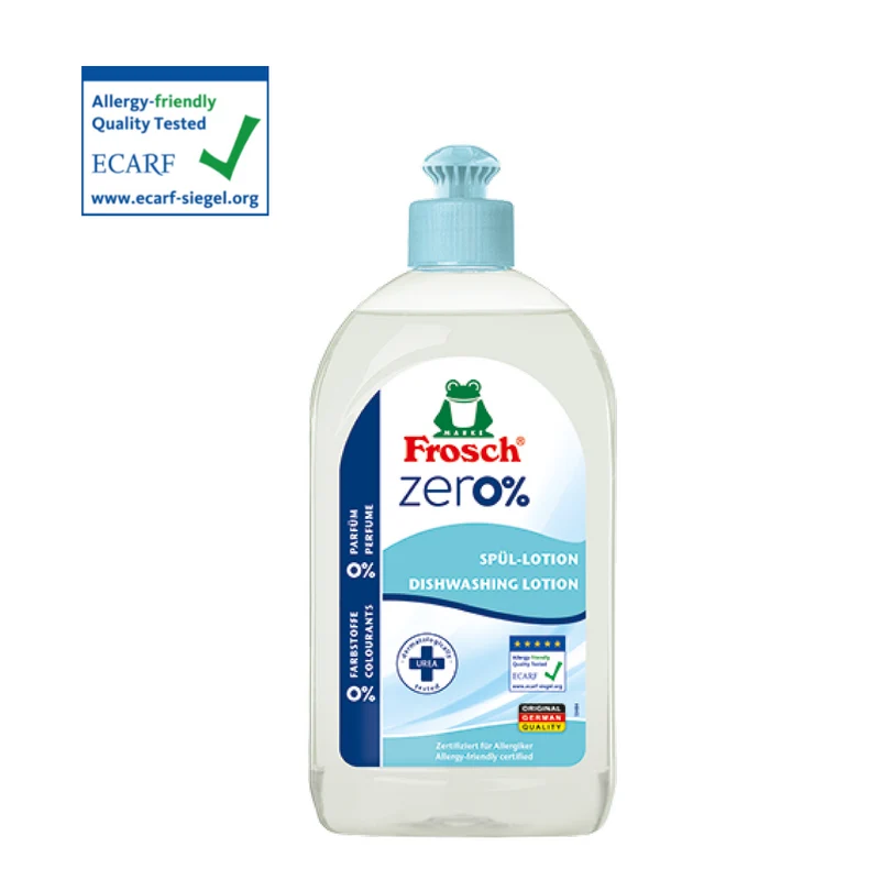 Frosch Zero% Piatti ipoallergenico 500ml senza profumo