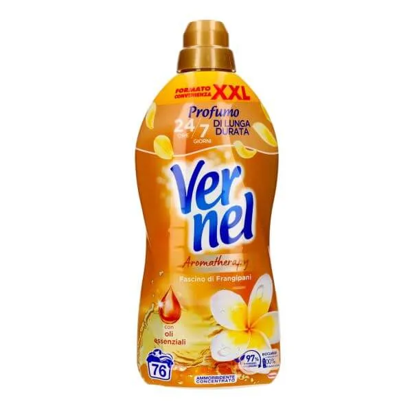 Vernel Ammorbidente Concentrato Fascino di Frangipani 78 Lavaggi 1716 Ml